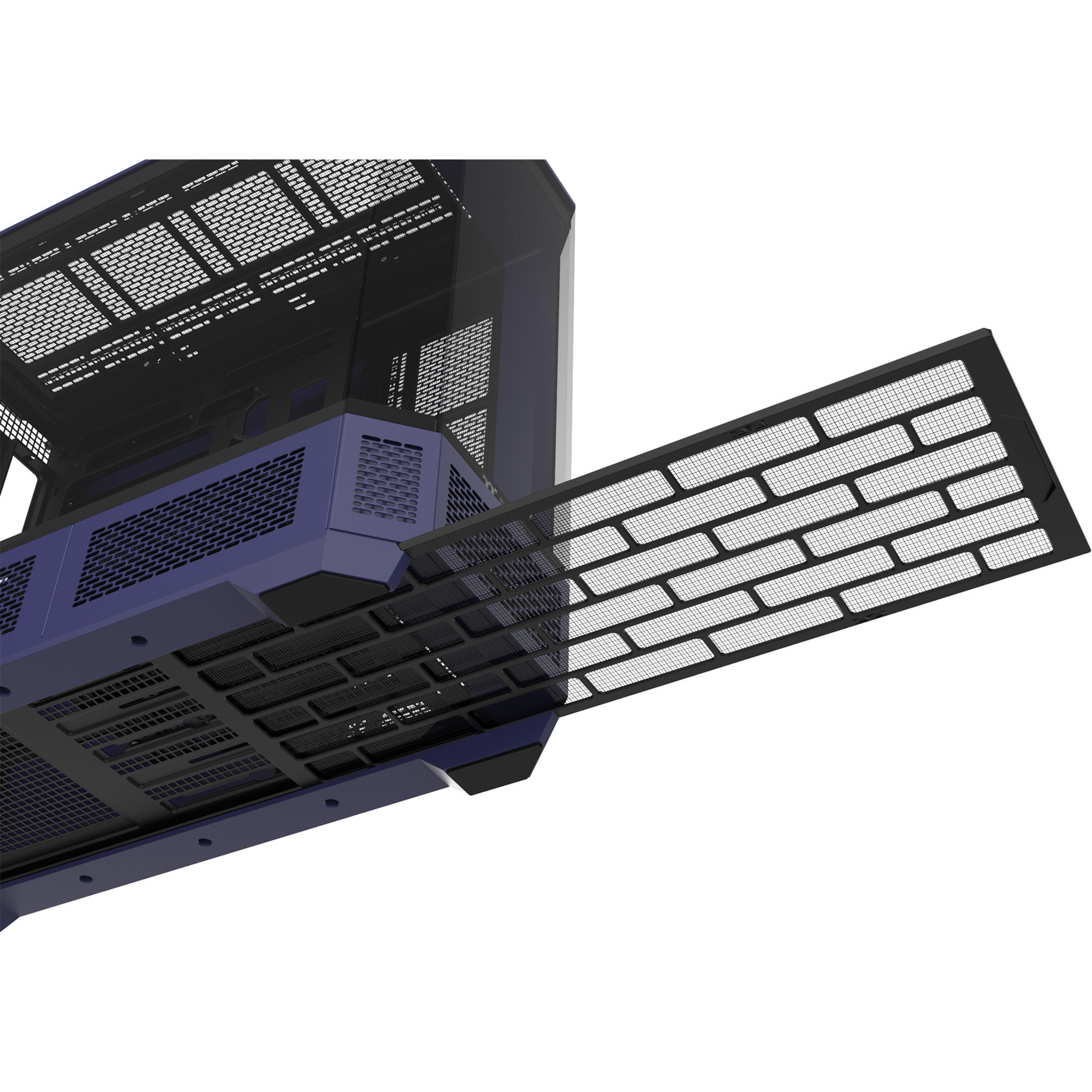 Thermaltake View 600 TG Future Dusk, Big-Tower-Gehäuse violett/schwarz, Tempered Glass