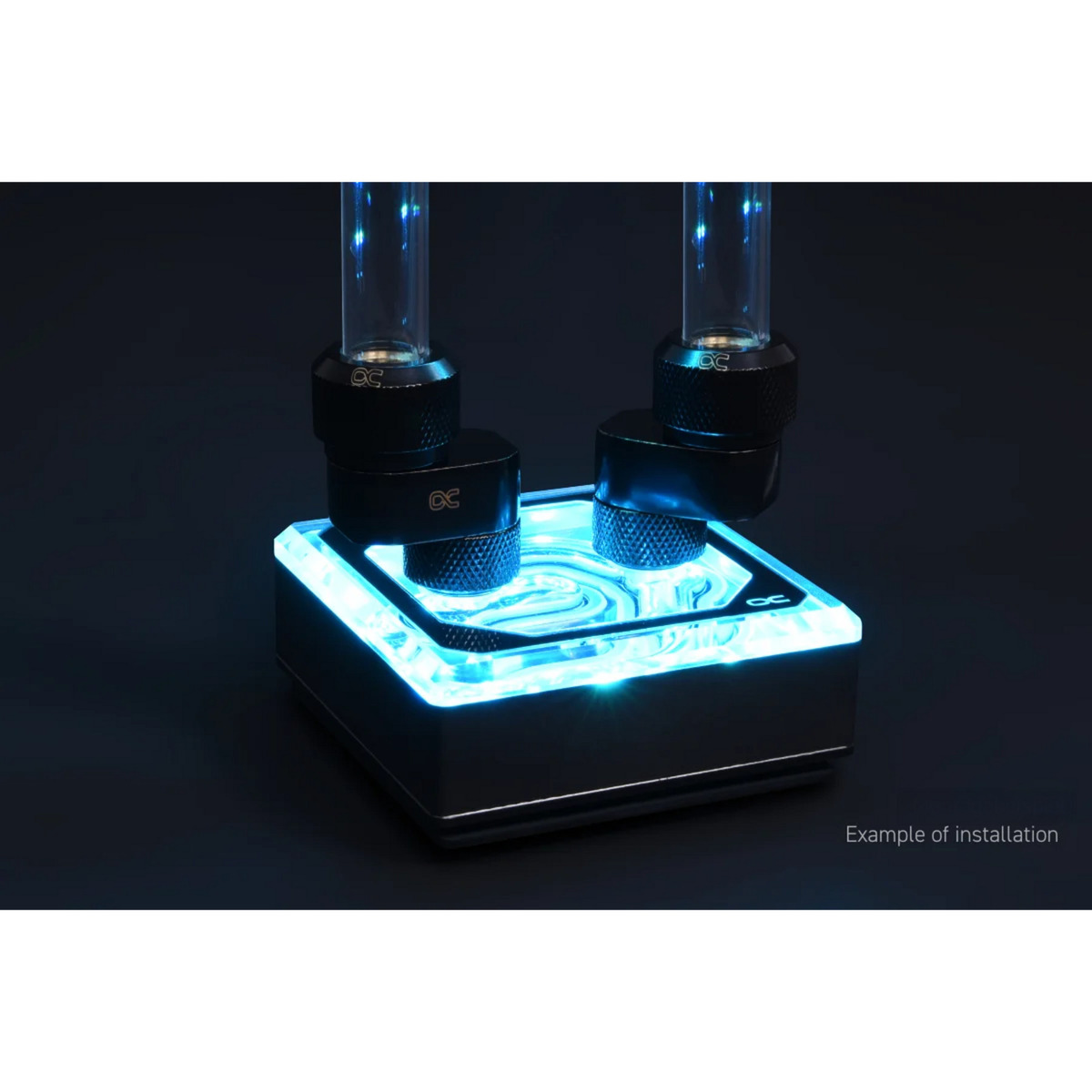 Alphacool Eiszapfen 16mm Versatzstück drehbar G1/4 AG auf G1/4 IG, Verbindung chrom