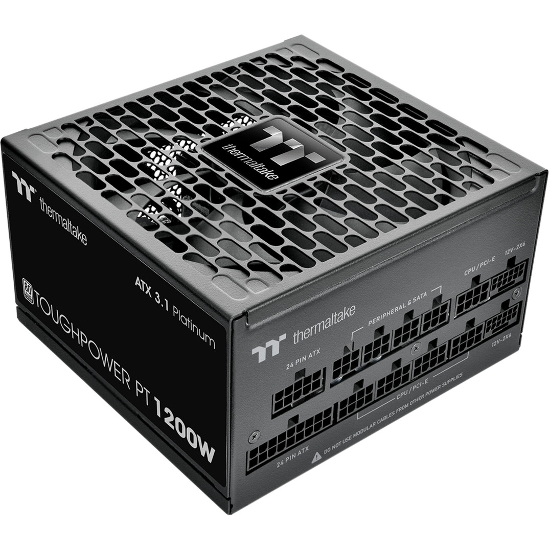 Thermaltake Toughpower PT 1200W, PC-Netzteil 1x 12 Pin High Power GPU, 5x PCIe, Kabelmanagement, 1200 Watt