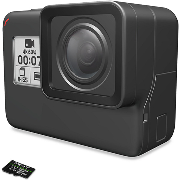 PNY Pro Elite Prime microSD 512 GB, Speicherkarte schwarz/grün, Class 10, U3, V30, A2, SD-Adapter