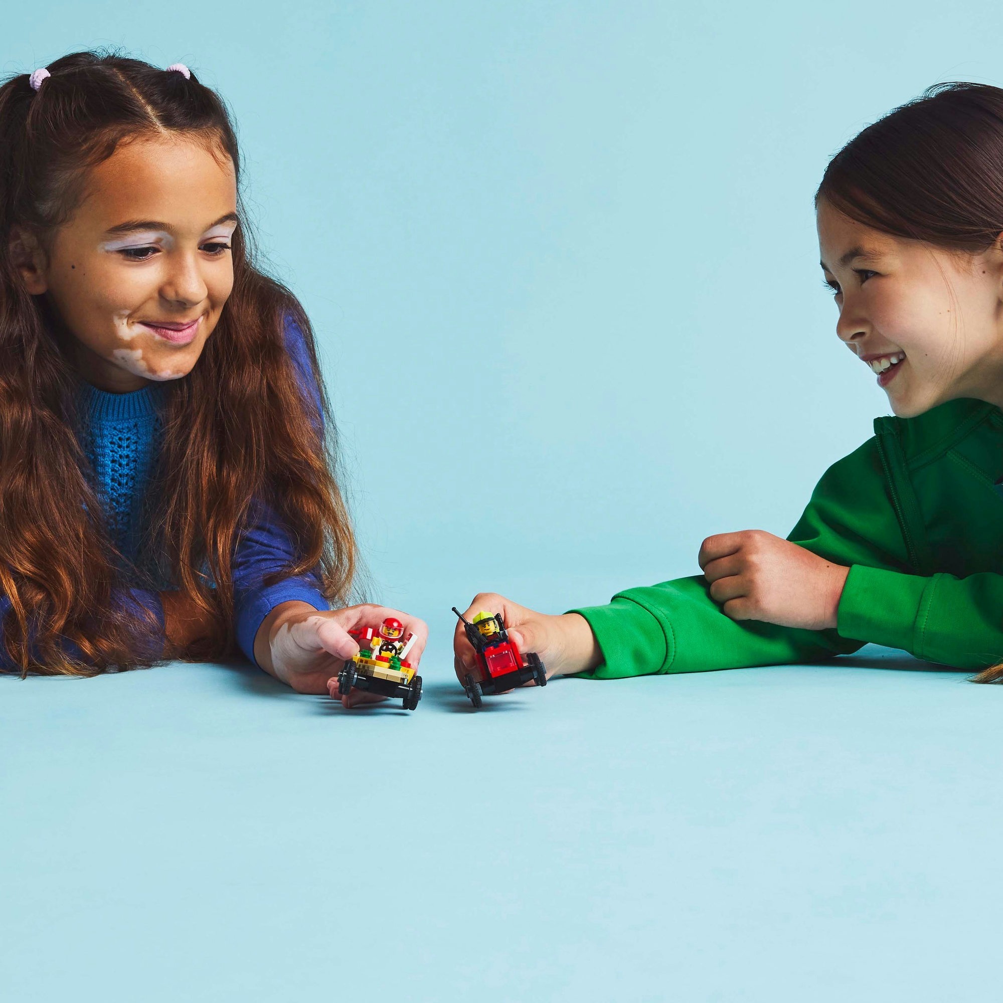 LEGO 60458 City Pizzalieferwagen vs. Löschauto, Konstruktionsspielzeug