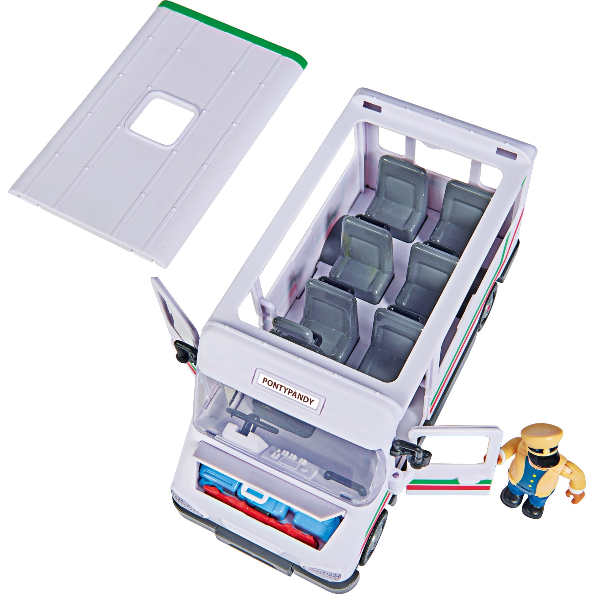 Simba Feuerwehrmann Sam - Trevors Bus mit Figur, Spielfahrzeug