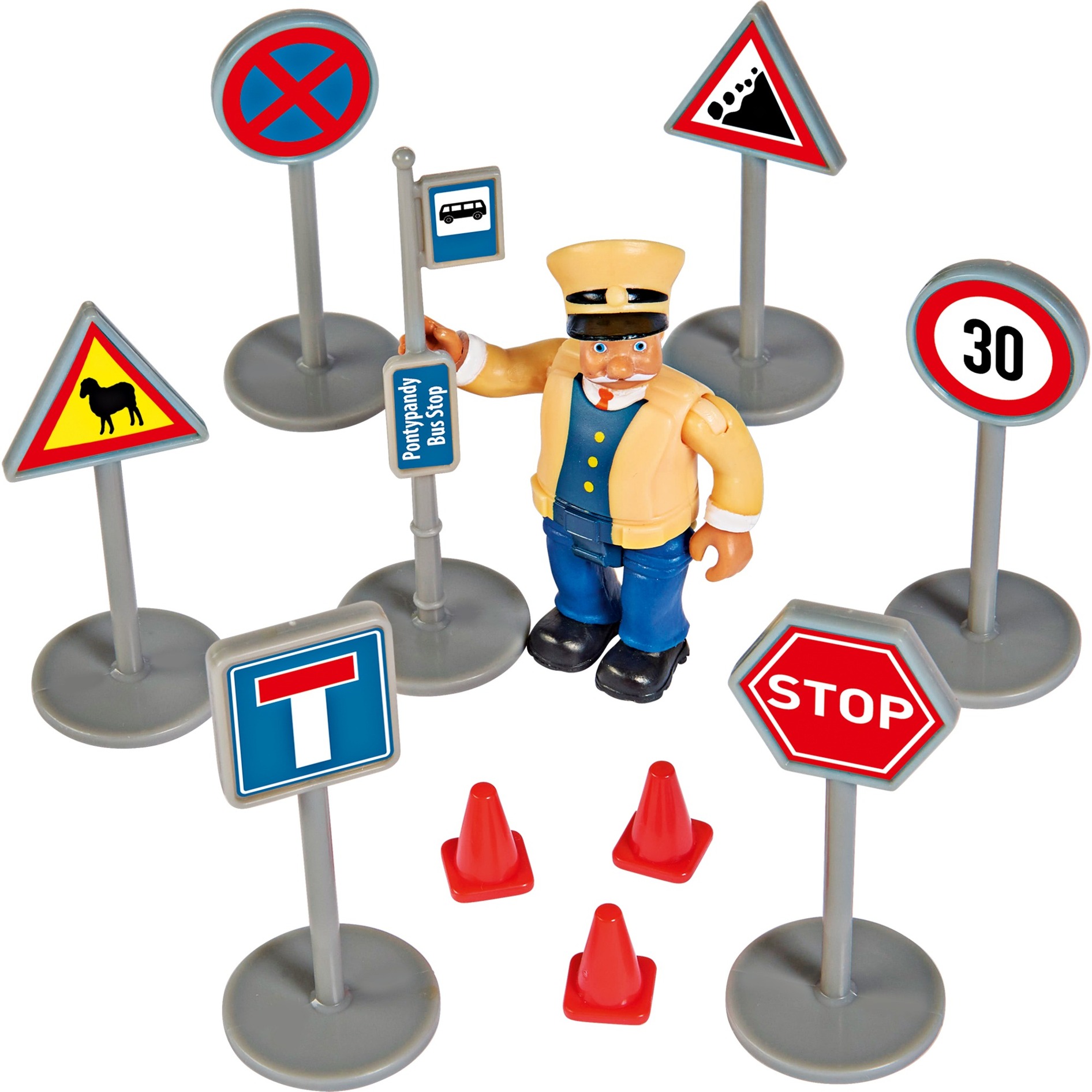 Simba Feuerwehrmann Sam - Trevors Bus mit Figur, Spielfahrzeug