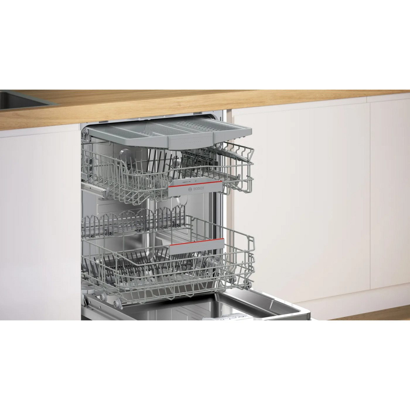 Bosch SMP4ECW72S Serie 4 , Spülmaschine weiß, 60 cm, Home Connect