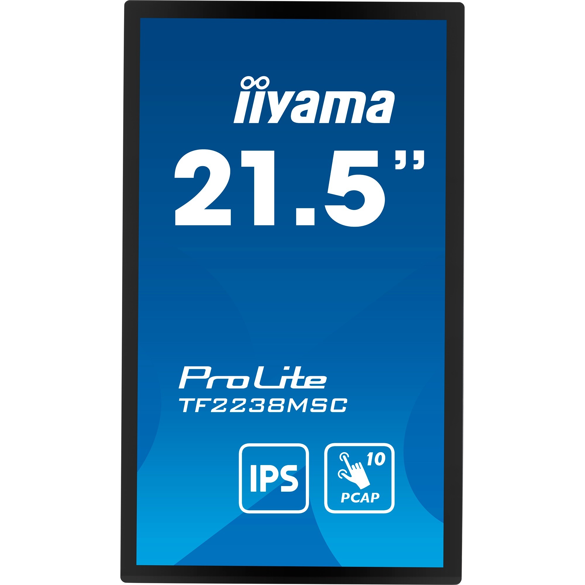 iiyama ProLite TF2238MSC-B1, LED-Monitor 54.5 cm (21.5 Zoll), schwarz, FullHD, Touchscreen, HDMI