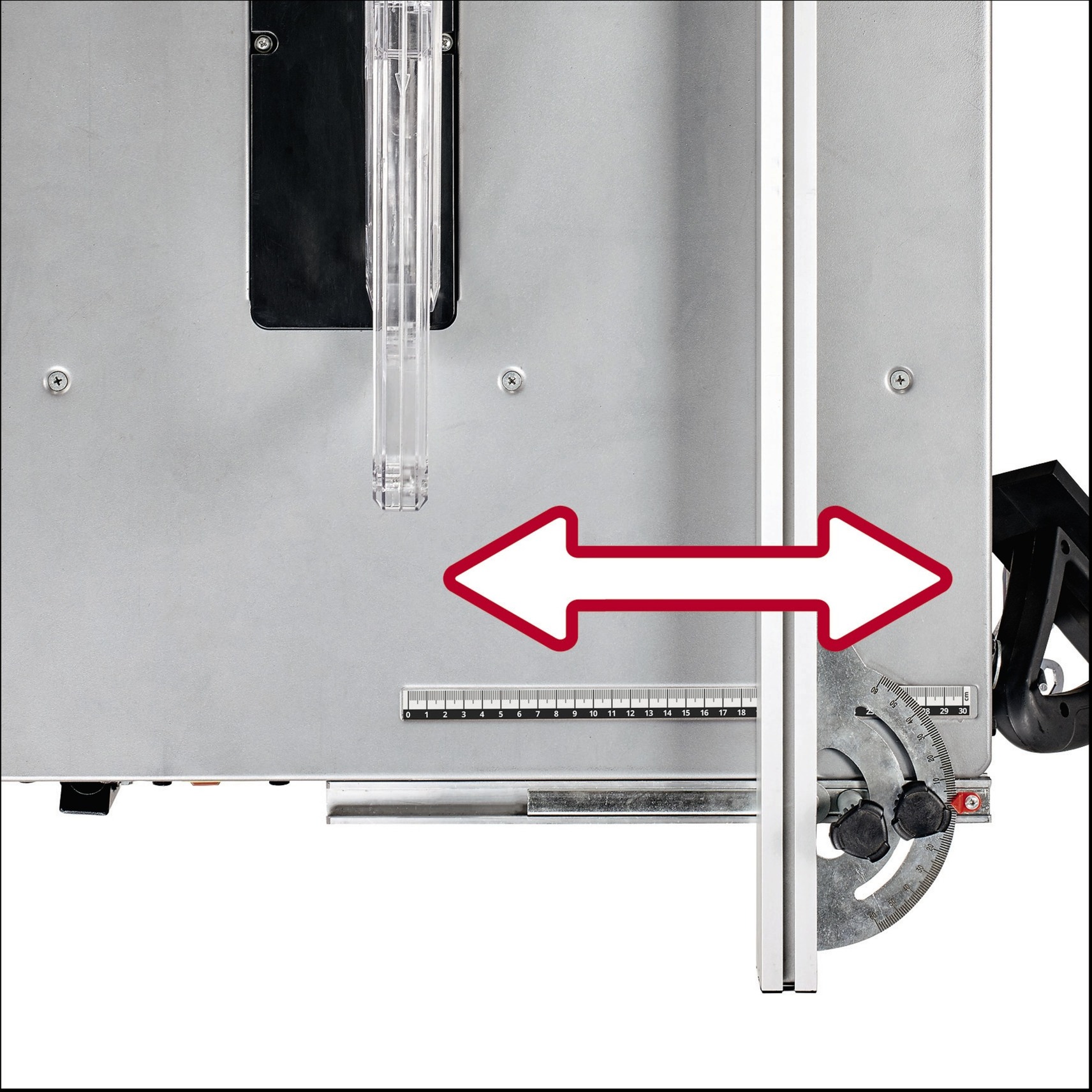 EINHELL Tischkreissäge TE-TS 315 U rot/schwarz, 2.000 Watt