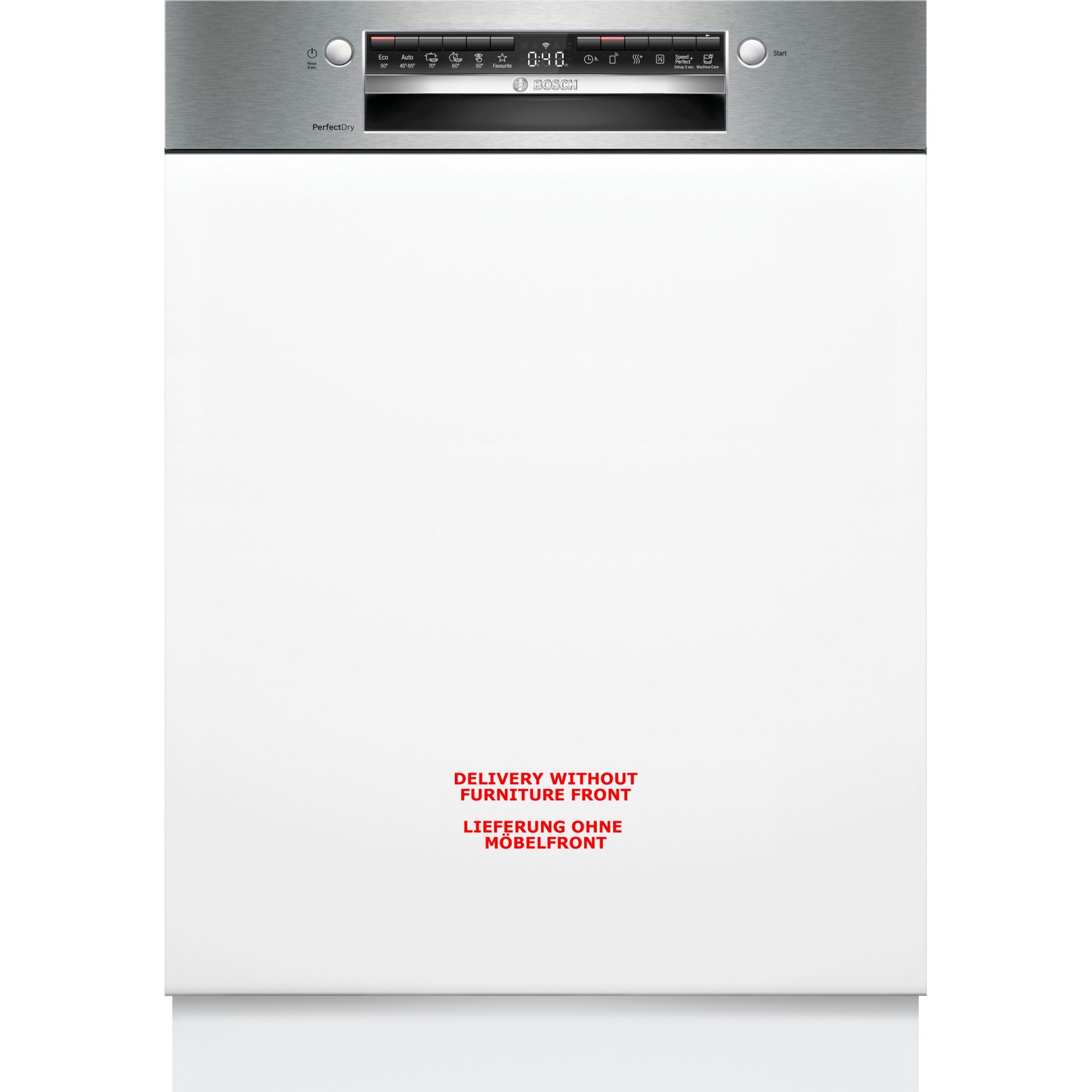 Bosch SMI6ZCS17E Serie 6, Spülmaschine edelstahl (gebürstet), 60 cm, Home Connect