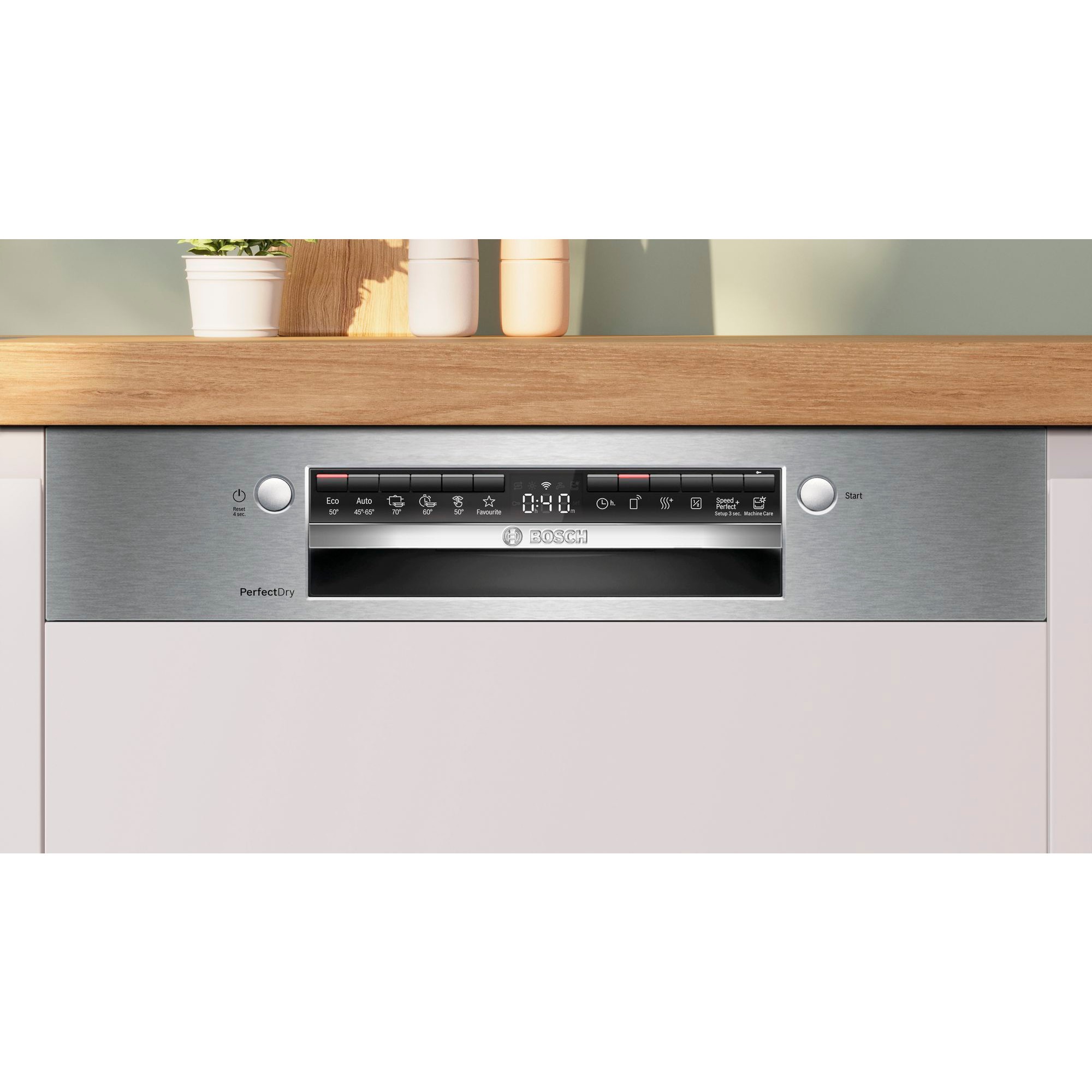 Bosch SMI6ZCS17E Serie 6, Spülmaschine edelstahl (gebürstet), 60 cm, Home Connect