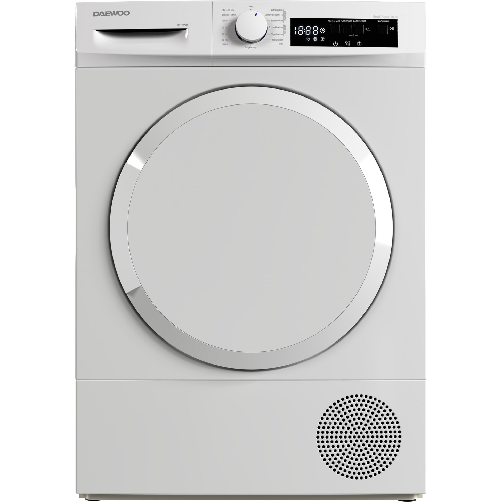 Daewoo T8HT1WA3DE  , Wärmepumpentrockner weiß