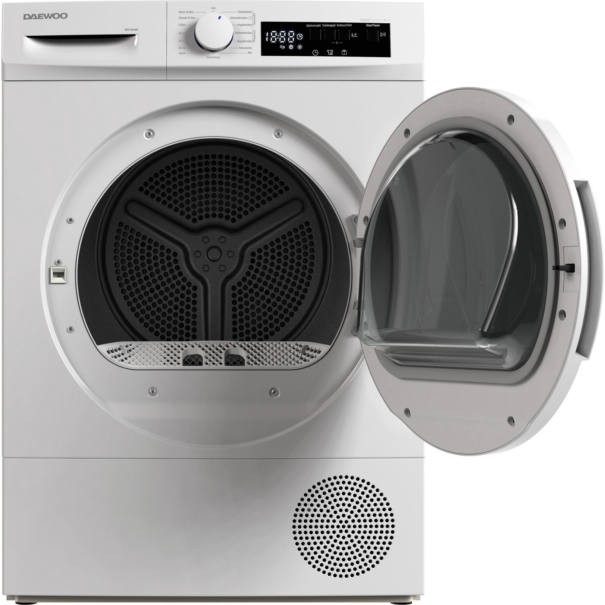 Daewoo T8HT1WA3DE  , Wärmepumpentrockner weiß