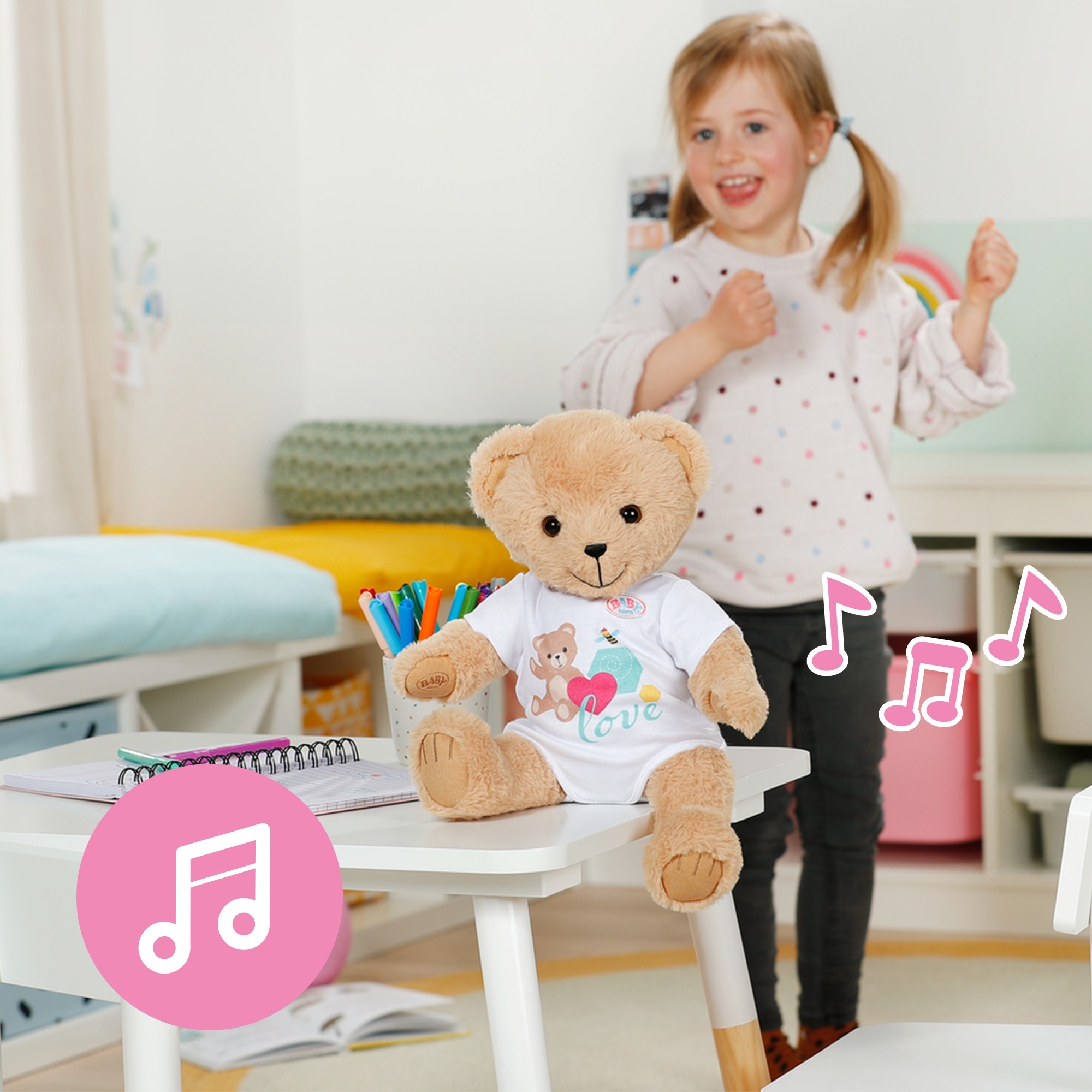 ZAPF Creation BABY born® Singender Teddy Deutsch, Kuscheltier