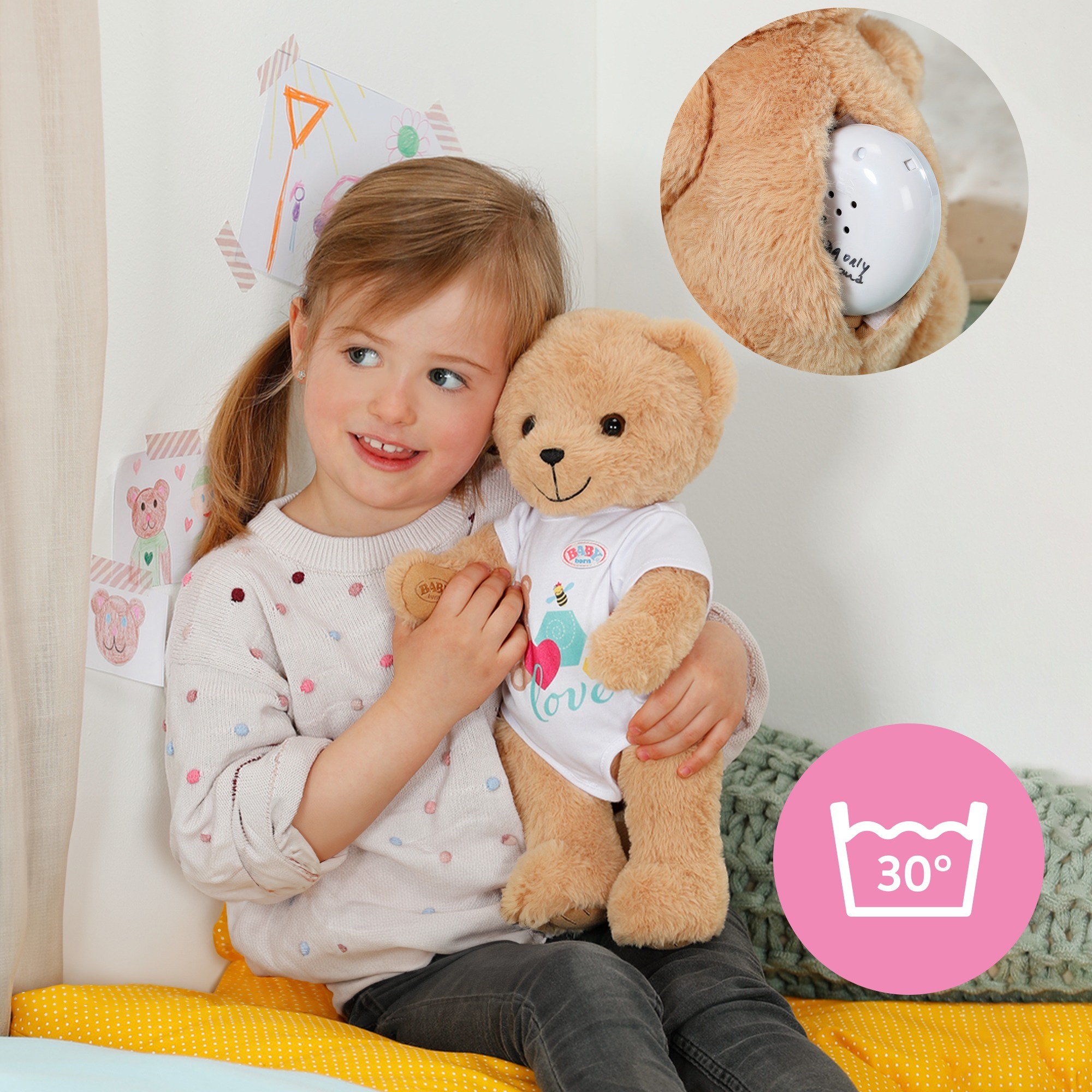 ZAPF Creation BABY born® Singender Teddy Deutsch, Kuscheltier