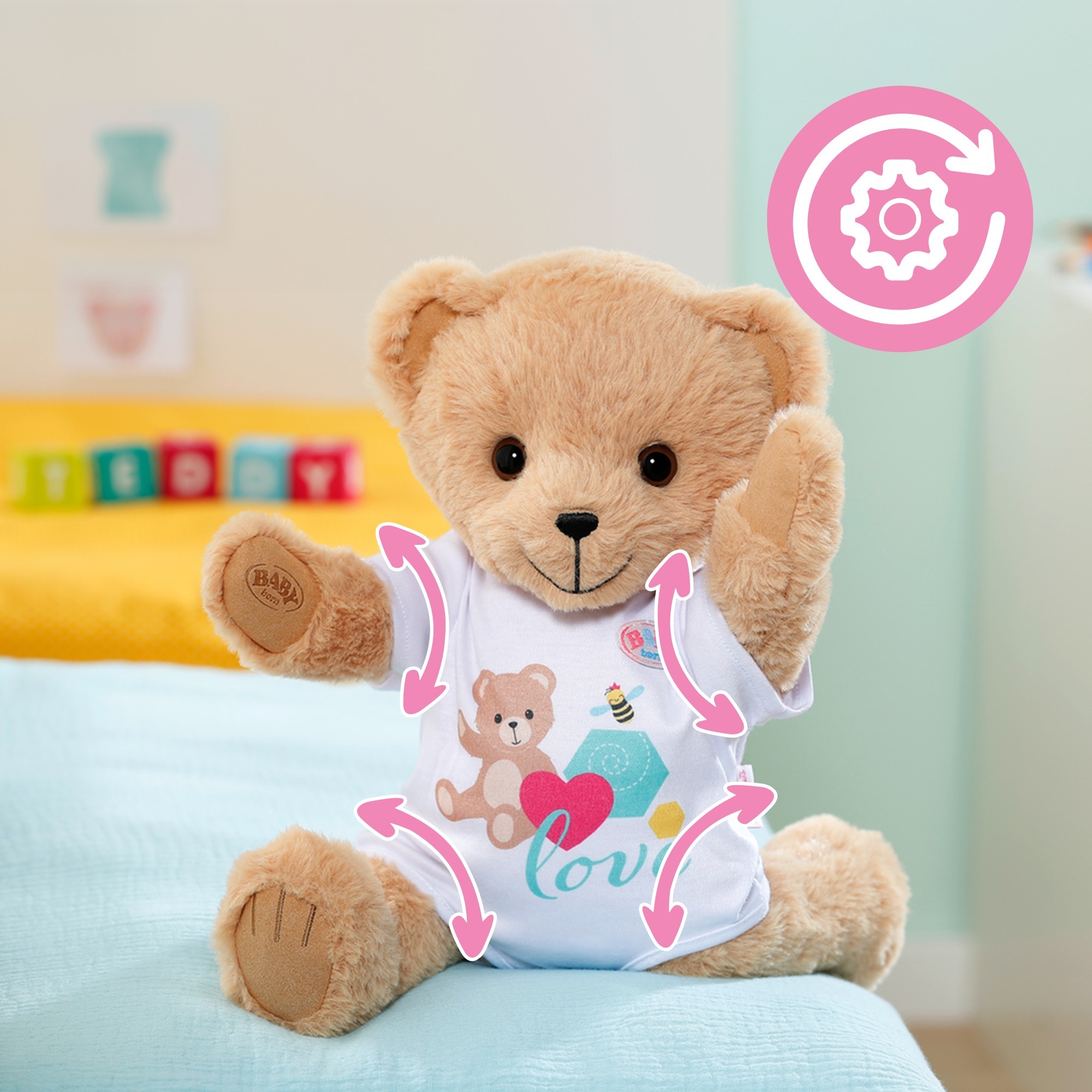ZAPF Creation BABY born® Singender Teddy Deutsch, Kuscheltier