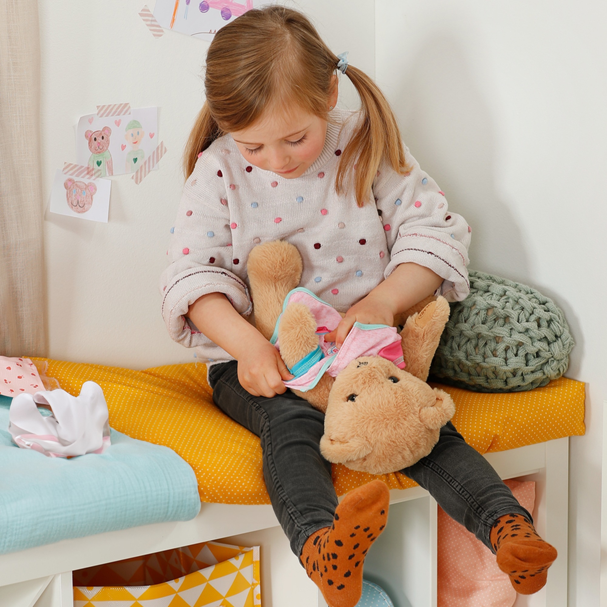 ZAPF Creation BABY born® Singender Teddy Deutsch, Kuscheltier