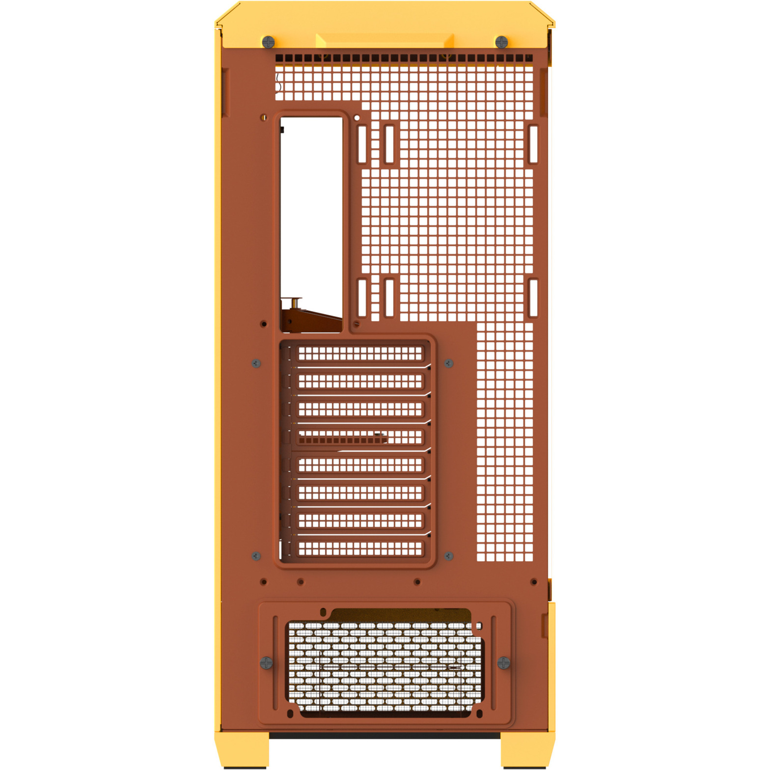 Thermaltake View 600 TG Butter Caramel, Big-Tower-Gehäuse gelb, Tempered Glass