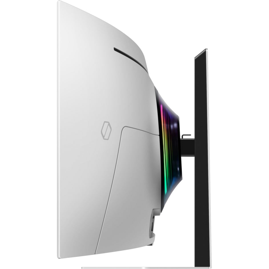 SAMSUNG Odyssey S49DG954SU OLED G95SD, Gaming-Monitor 124 cm (49 Zoll), silber, DQHD, Curved, FreeSync Premium Pro, G-Sync kompatibel, 240Hz Panel