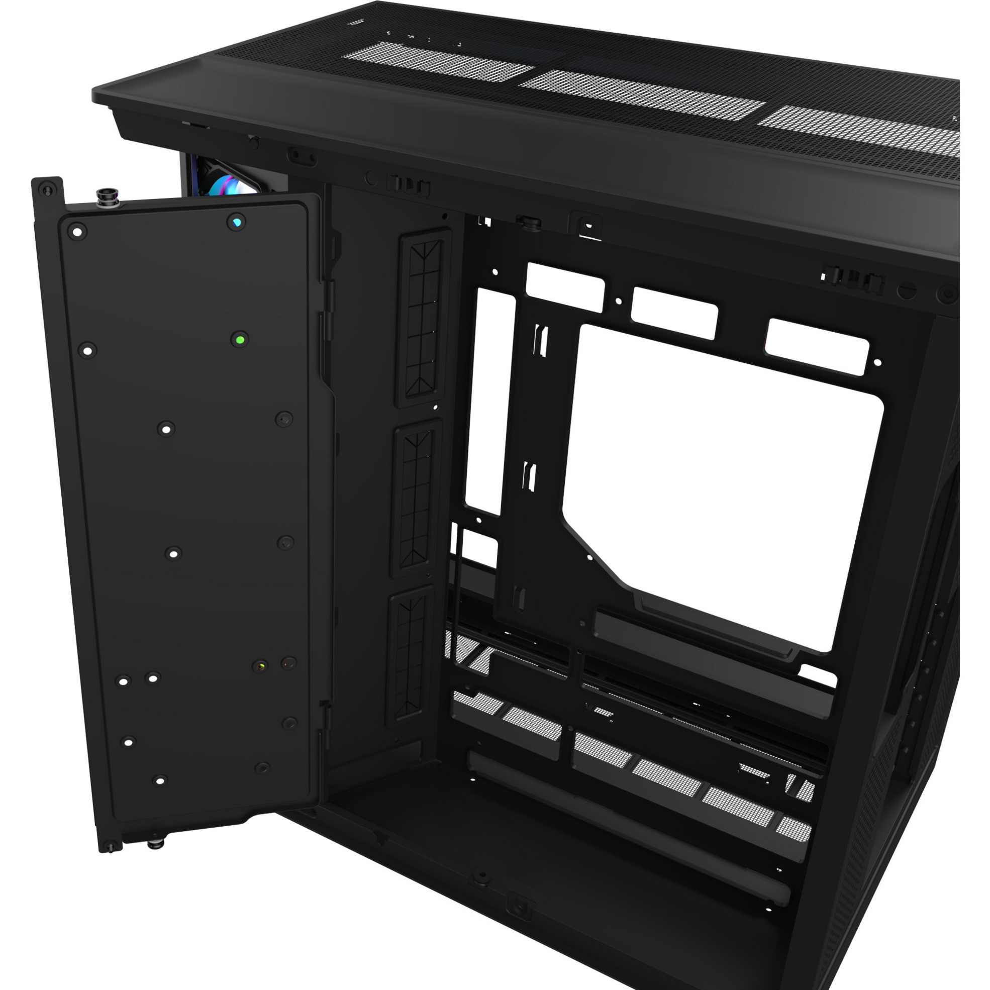 Thermaltake View 380 XL WS ARGB , Tower-Gehäuse schwarz/holz, Tempered Glass x 2, Holz-Struktur