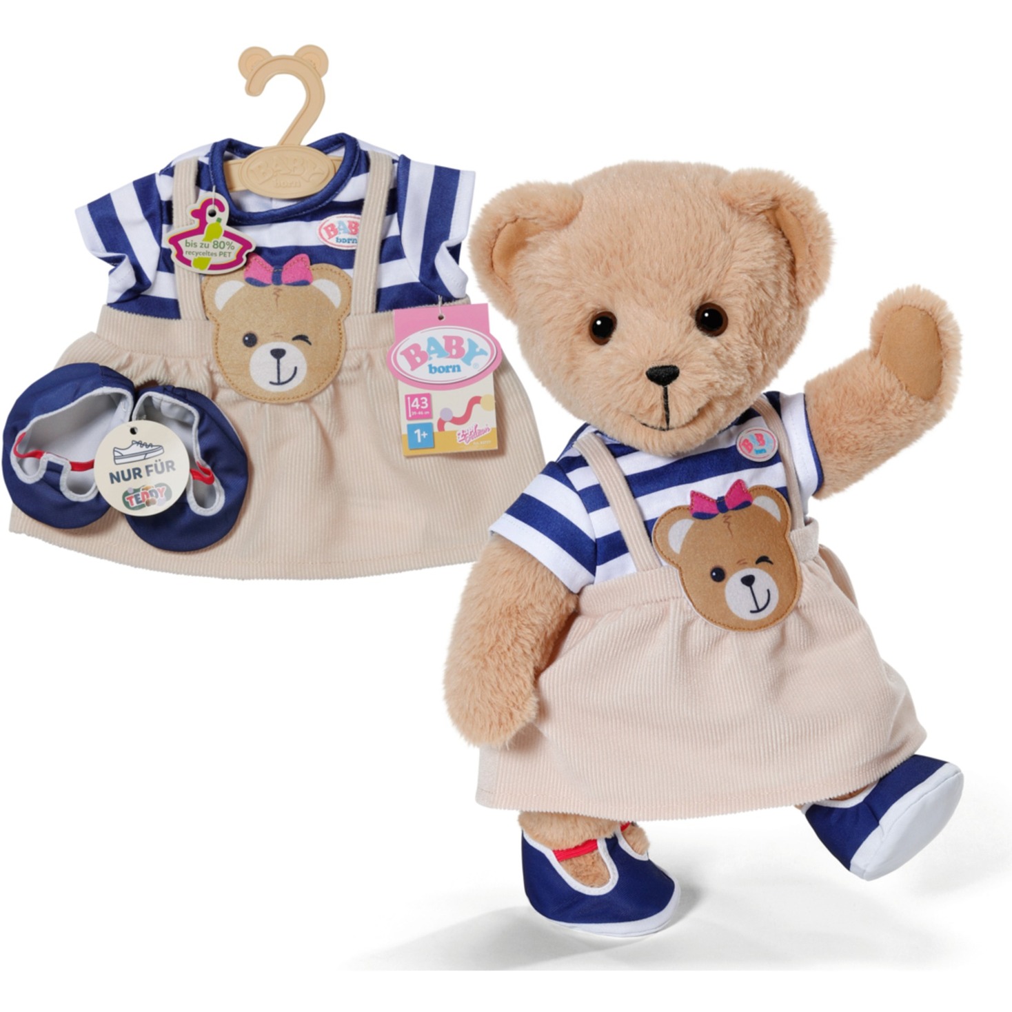 ZAPF Creation BABY born® Teddy Kleid 43cm, Puppenzubehör