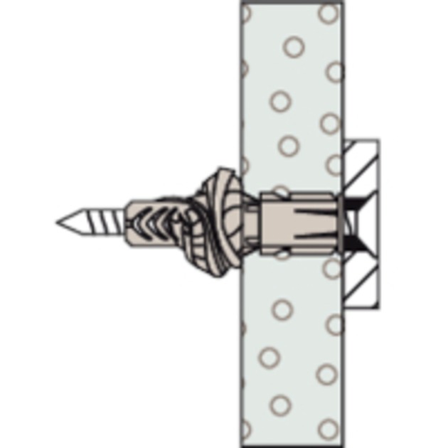fischer Universaldübel UX 8x50 hellgrau, 100 Stück