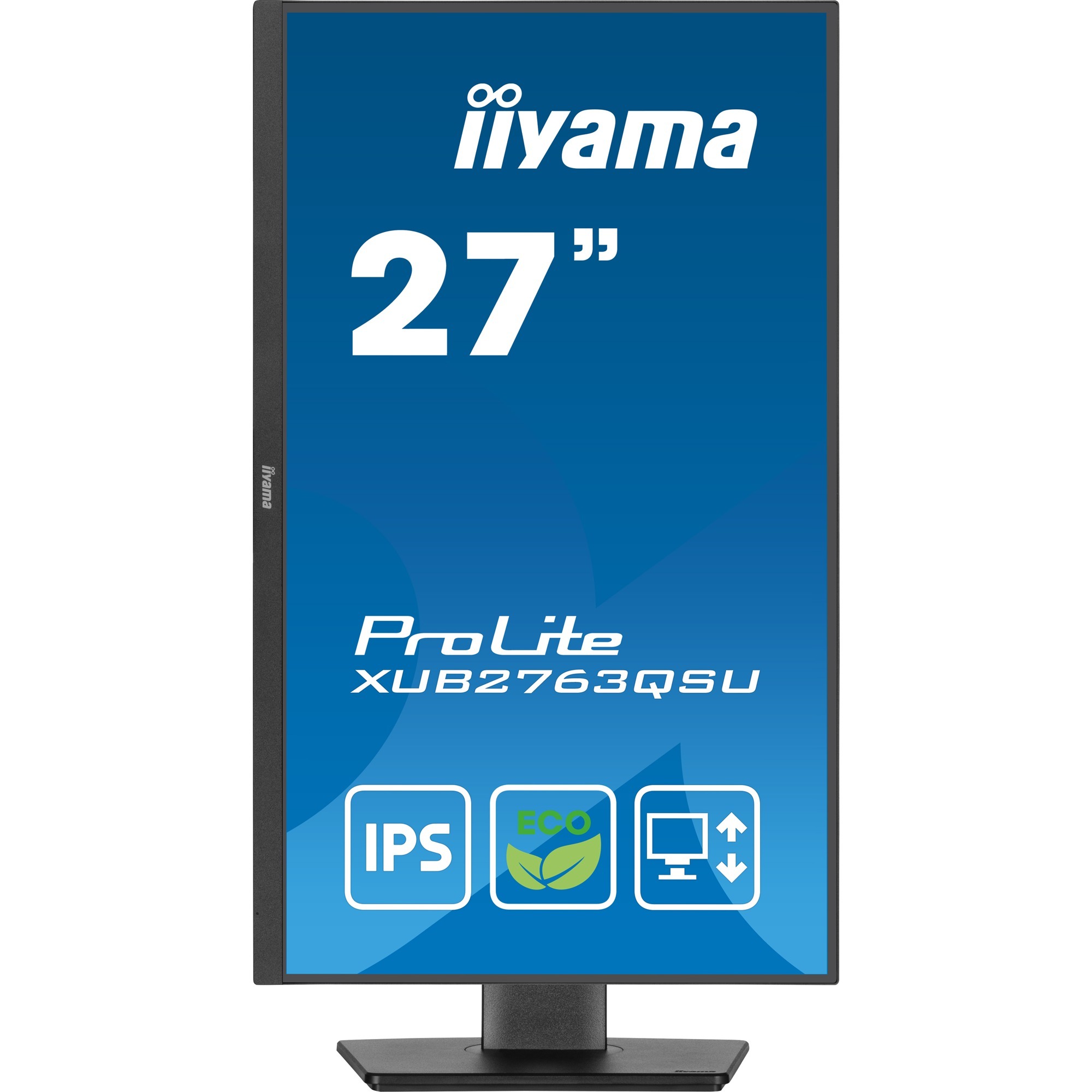 iiyama ProLite XUB2763QSU-B1, LED-Monitor 69 cm (27 Zoll), schwarz (matt), QHD, IPS, Adaptive-Sync, 100Hz Panel