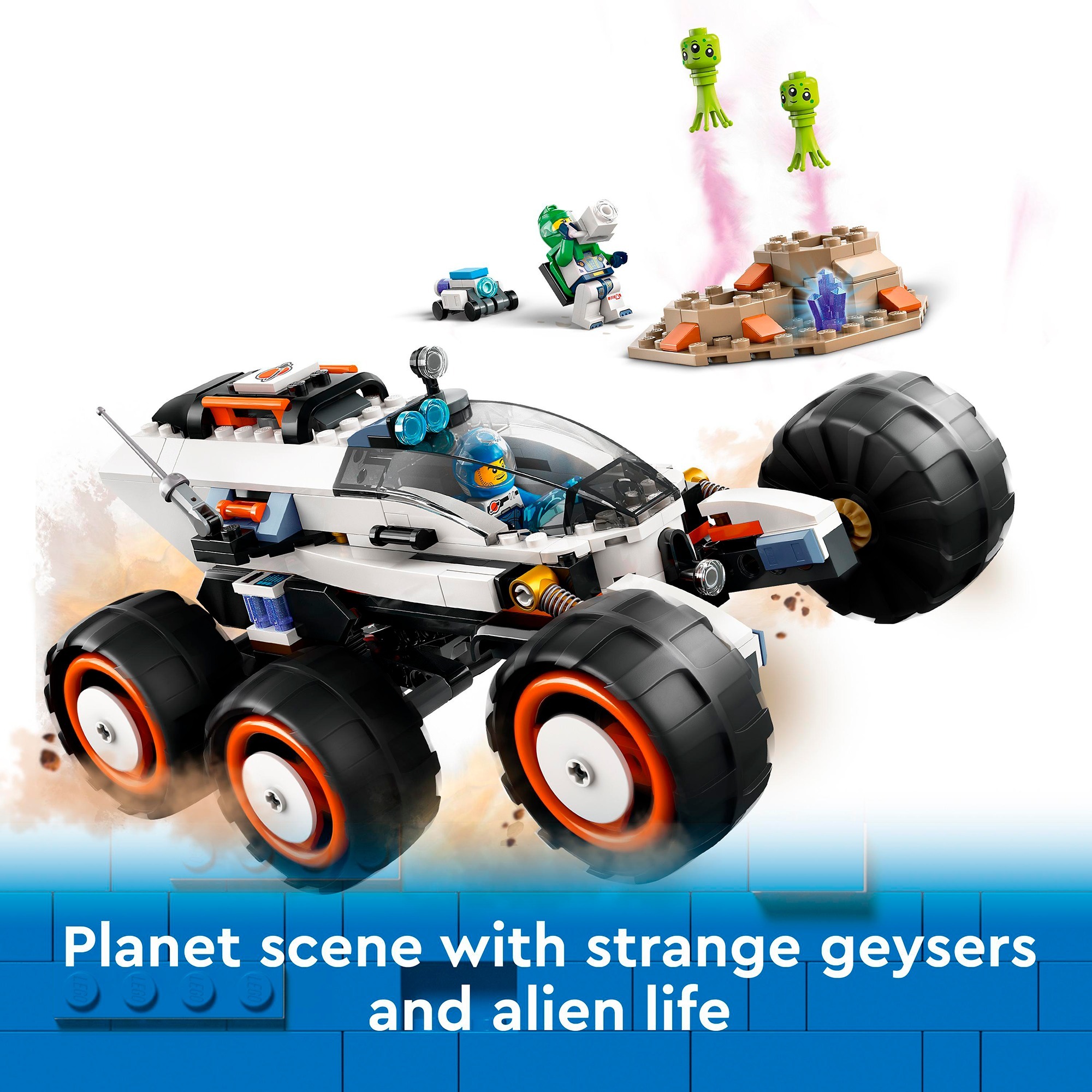 LEGO 60431 City Weltraum-Rover mit Außerirdischen, Konstruktionsspielzeug