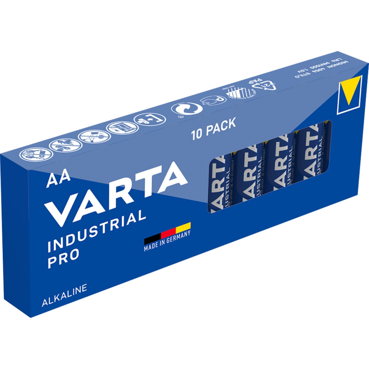VARTA Industrial, Batterie 10 Stück, AA