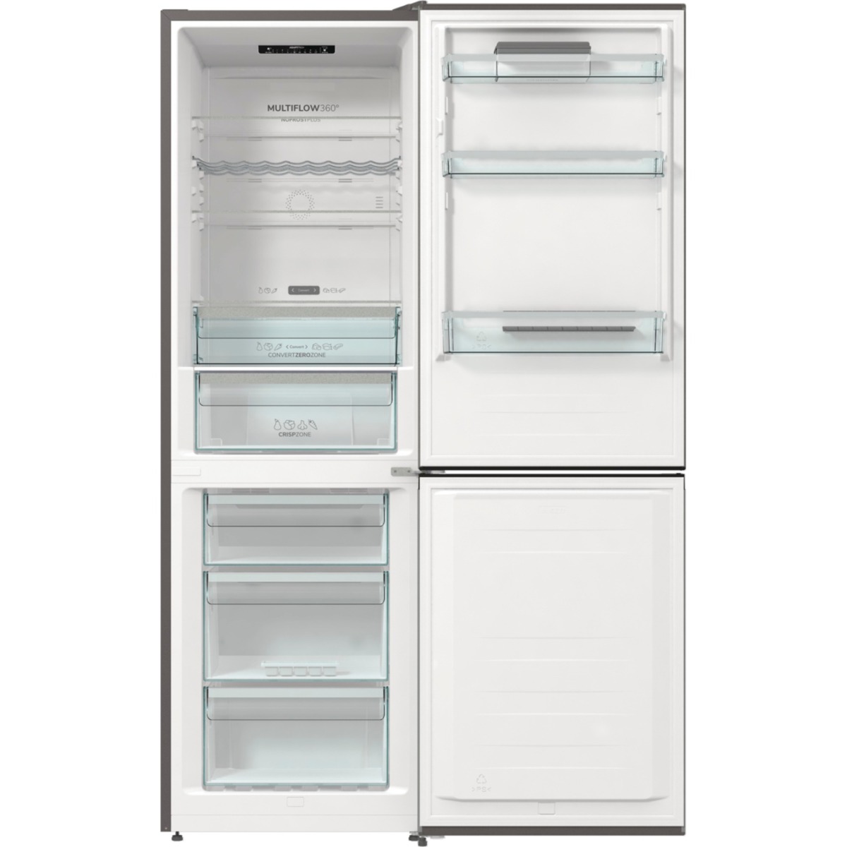 gorenje NRC619BSXL4, Kühl-/Gefrierkombination edelstahl, ConvertActive