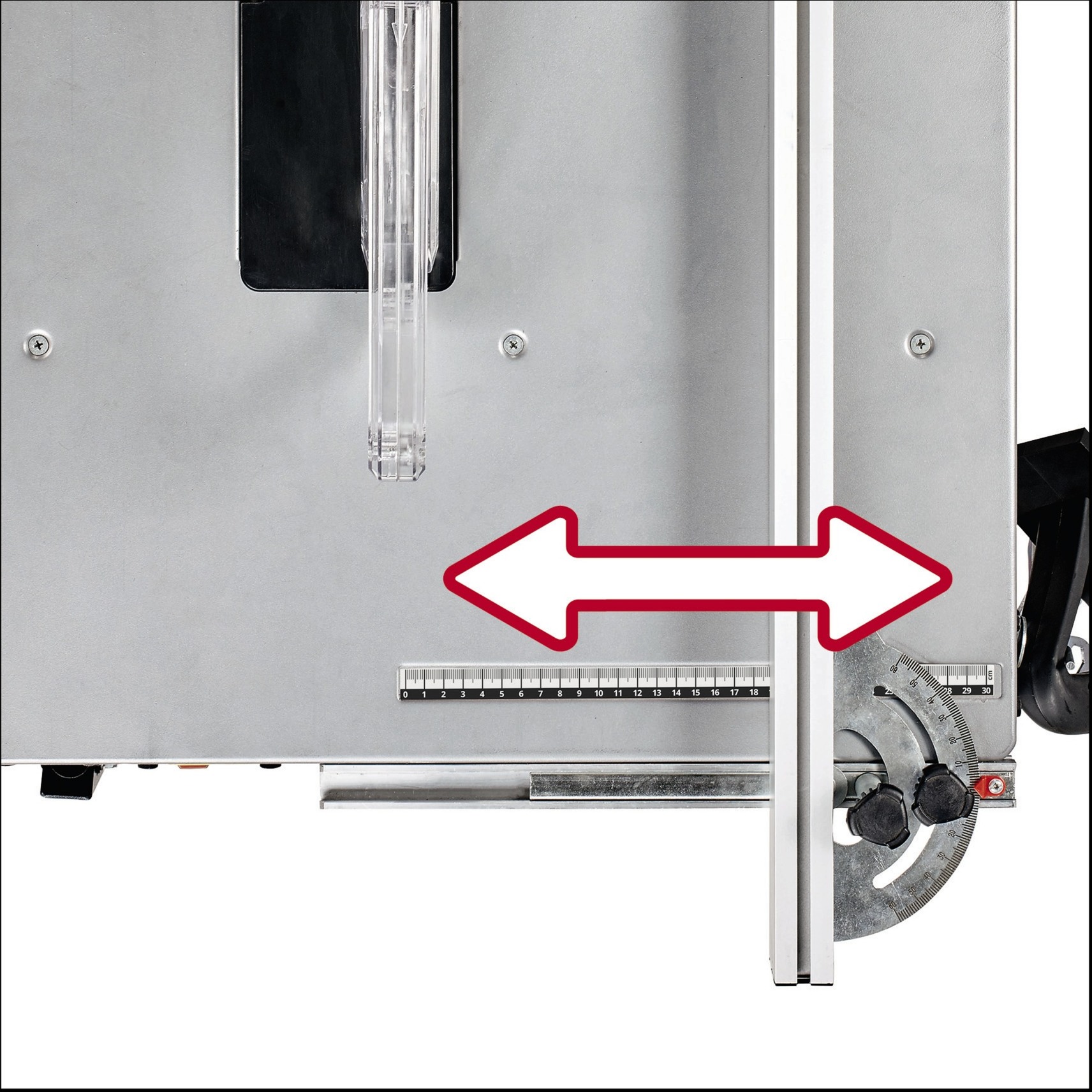 EINHELL Tischkreissäge TC-TS 315 U rot/schwarz, 1.800 Watt