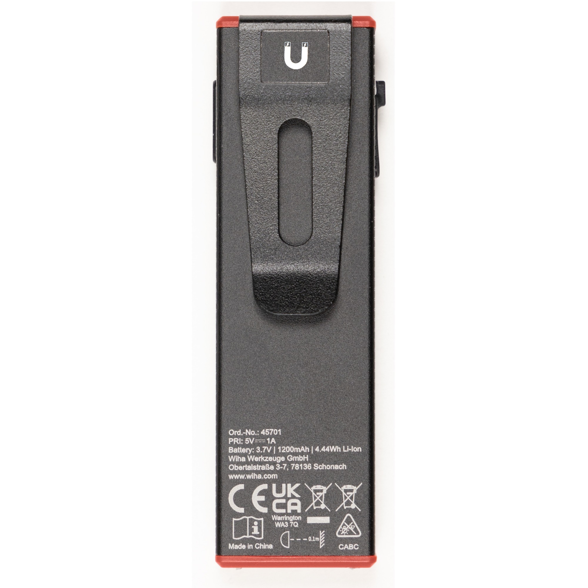 Wiha Handleuchte 800 lm, Arbeitsleuchte schwarz, mit Boost-Funktion