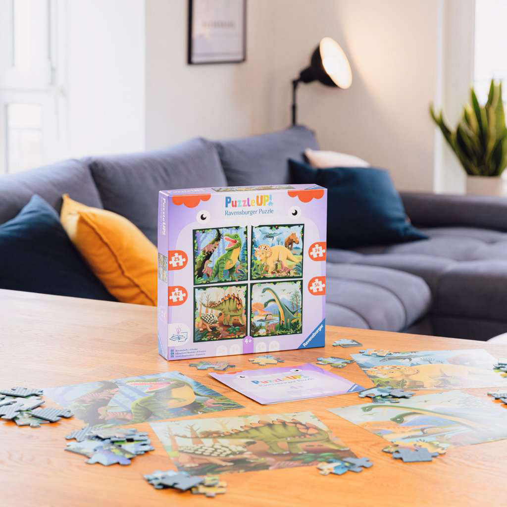 Ravensburger Puzzle UP! - Dinosaurier 25, 36, 42 und 56 Teile