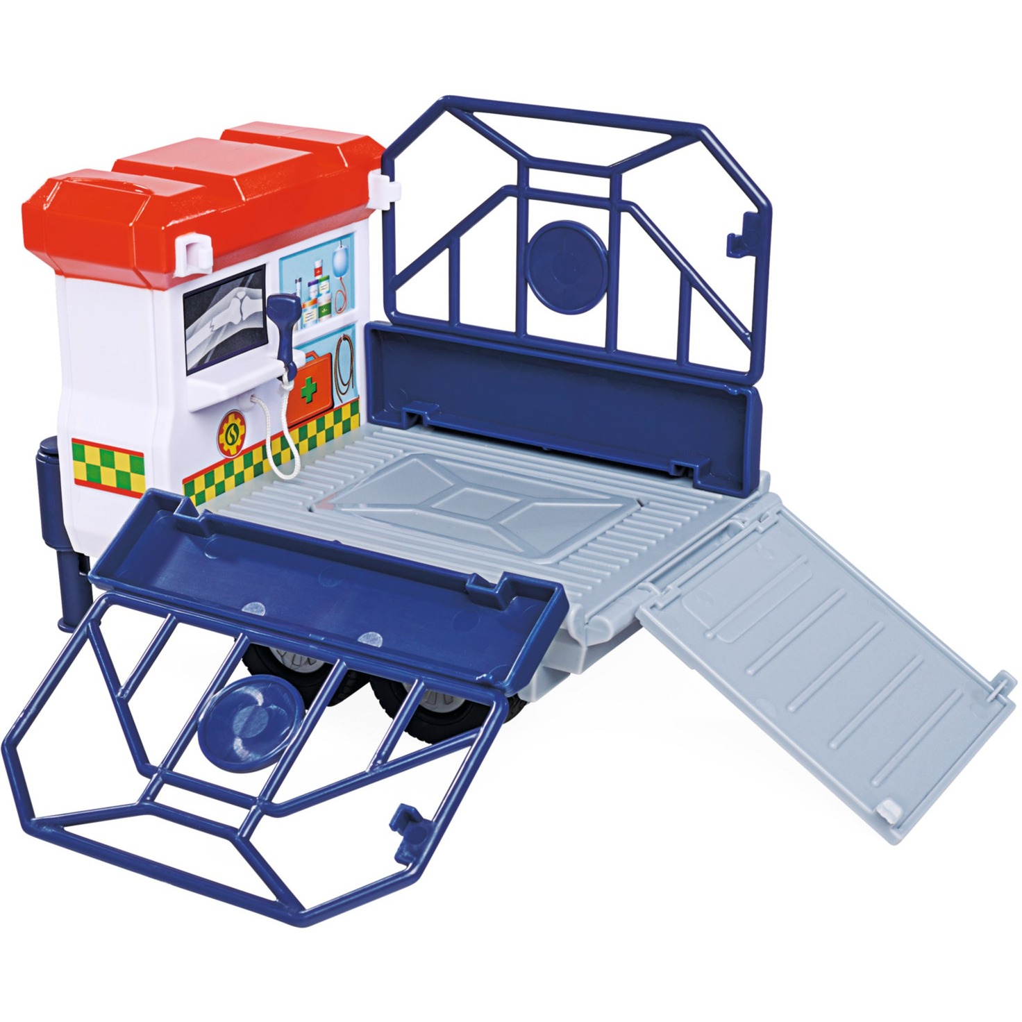 Simba Feuerwehrmann Sam Tierrettung mit Anhänger, Spielfahrzeug