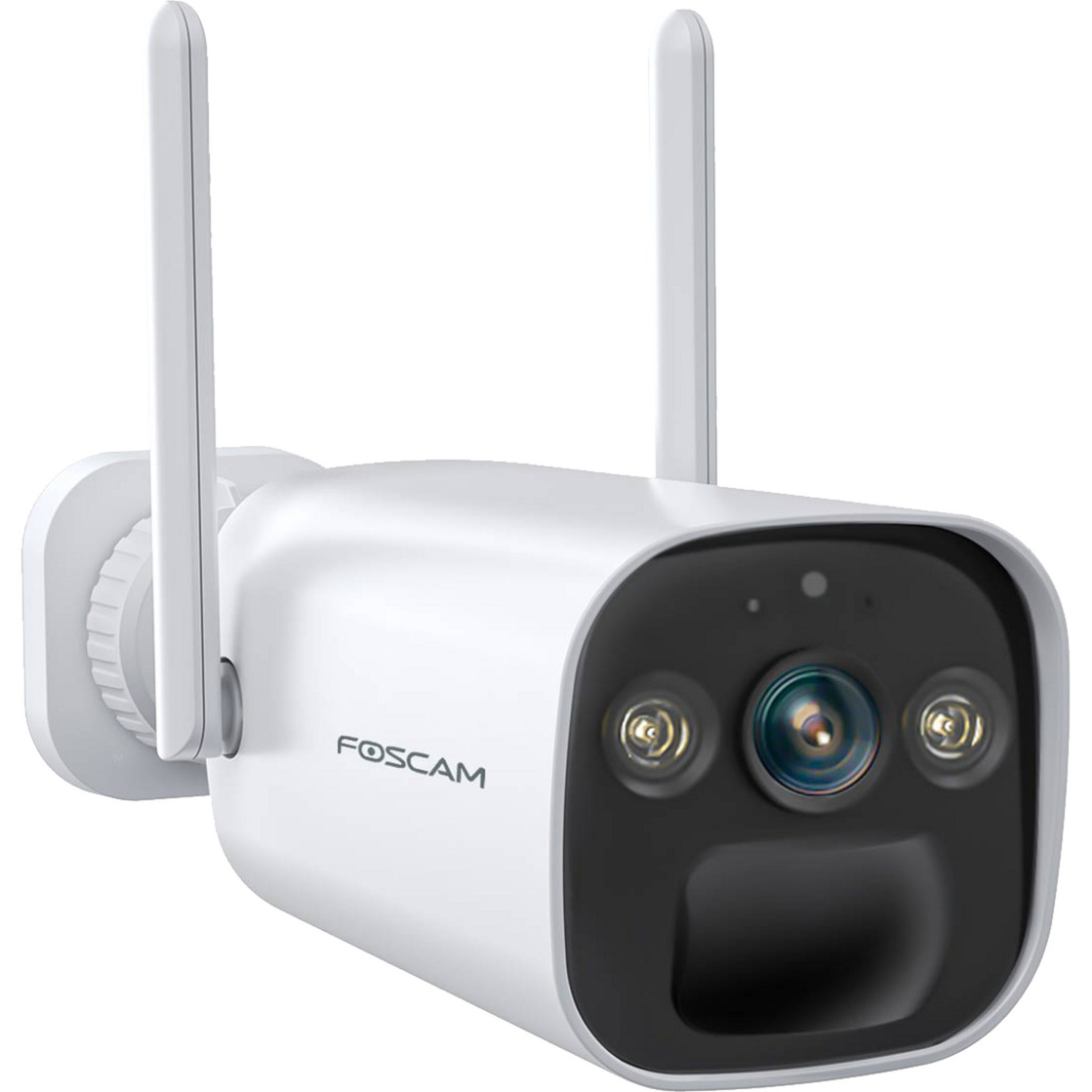 Foscam BP4, Überwachungskamera weiß/schwarz, inkl. 5W Solarpanel