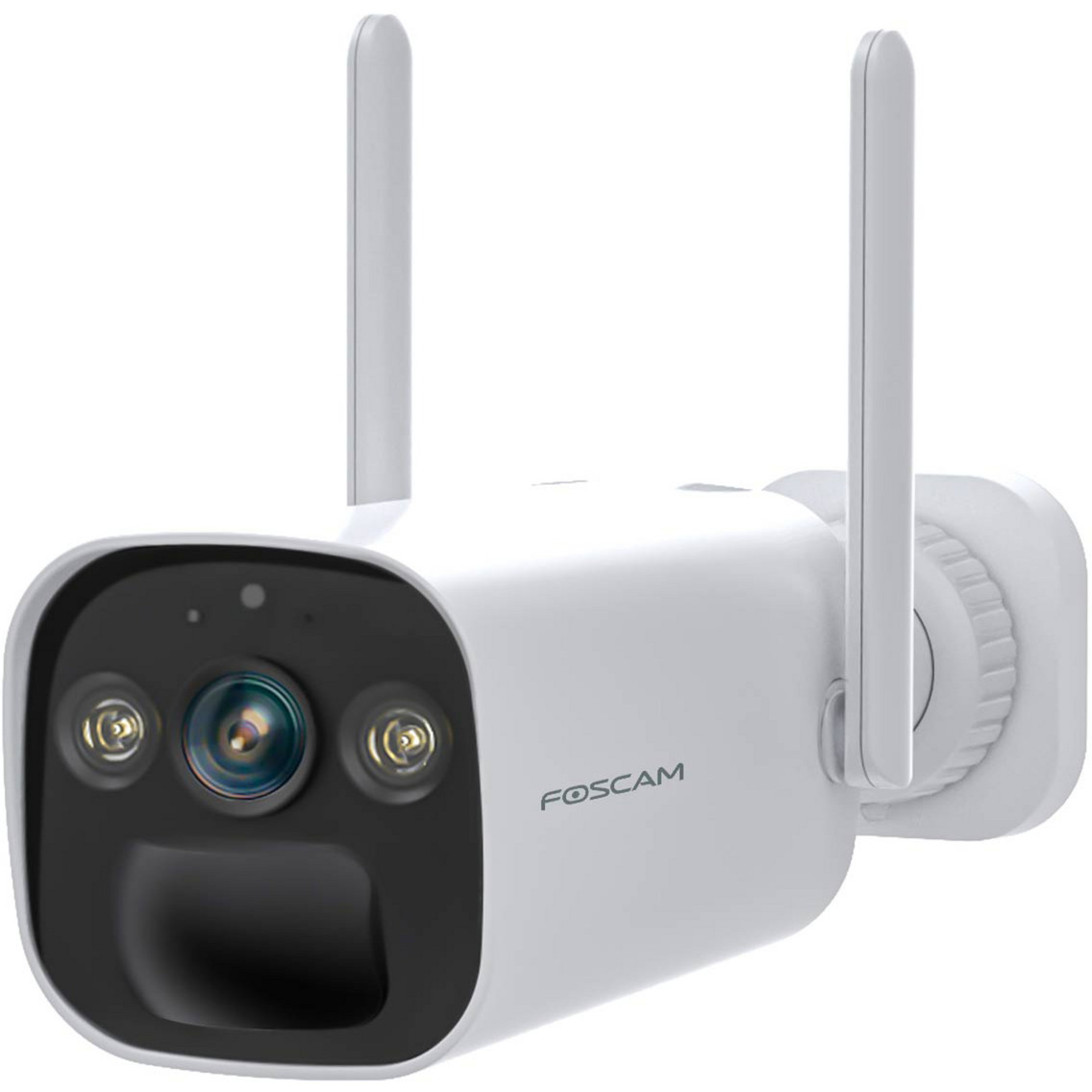 Foscam BP4, Überwachungskamera weiß/schwarz, inkl. 5W Solarpanel