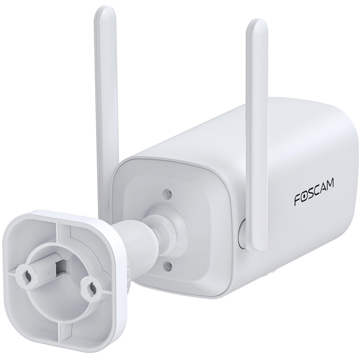 Foscam BP4, Überwachungskamera weiß/schwarz, inkl. 5W Solarpanel