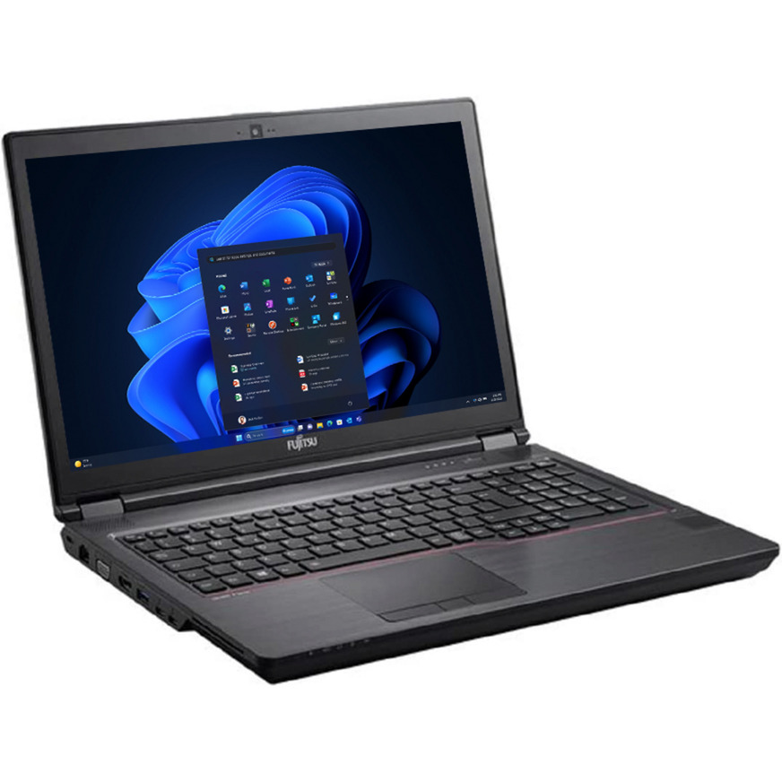 Fujitsu Celsius H780 Generalüberholt, Notebook schwarz, Intel® Core™ i7-8850H, NVIDIA Quadro P1000, 32 GB DDR4, 1 TB (1 TB SSD), Windows 11 Pro