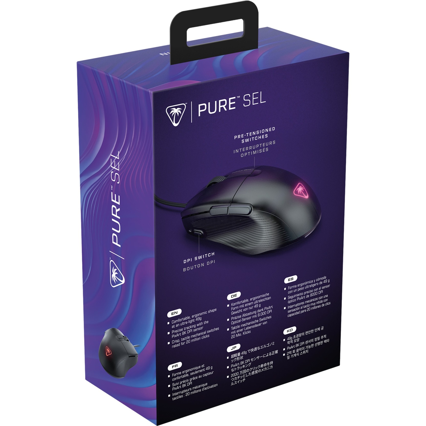 Turtle Beach Pure SEL, Gaming-Maus schwarz