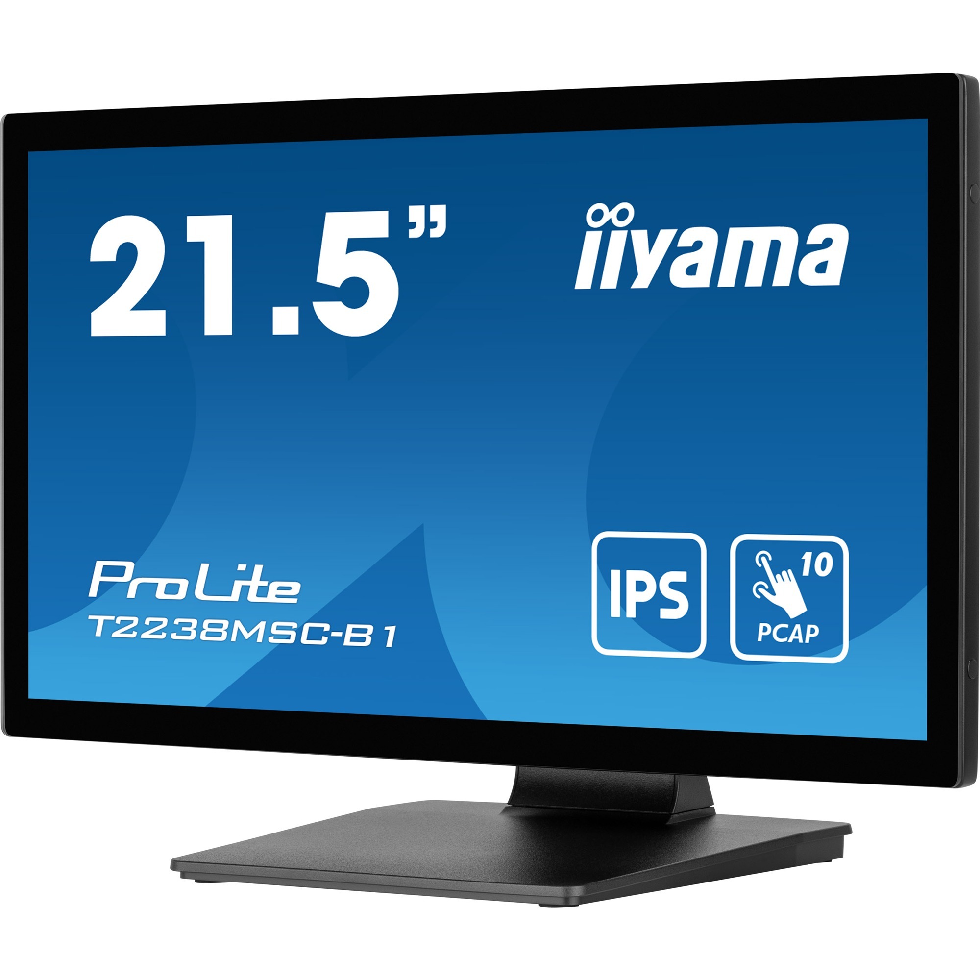 iiyama ProLite T2238MSC-B1, LED-Monitor 54.5 cm (21.5 Zoll), schwarz (matt), FullHD, IPS, Touchscreen