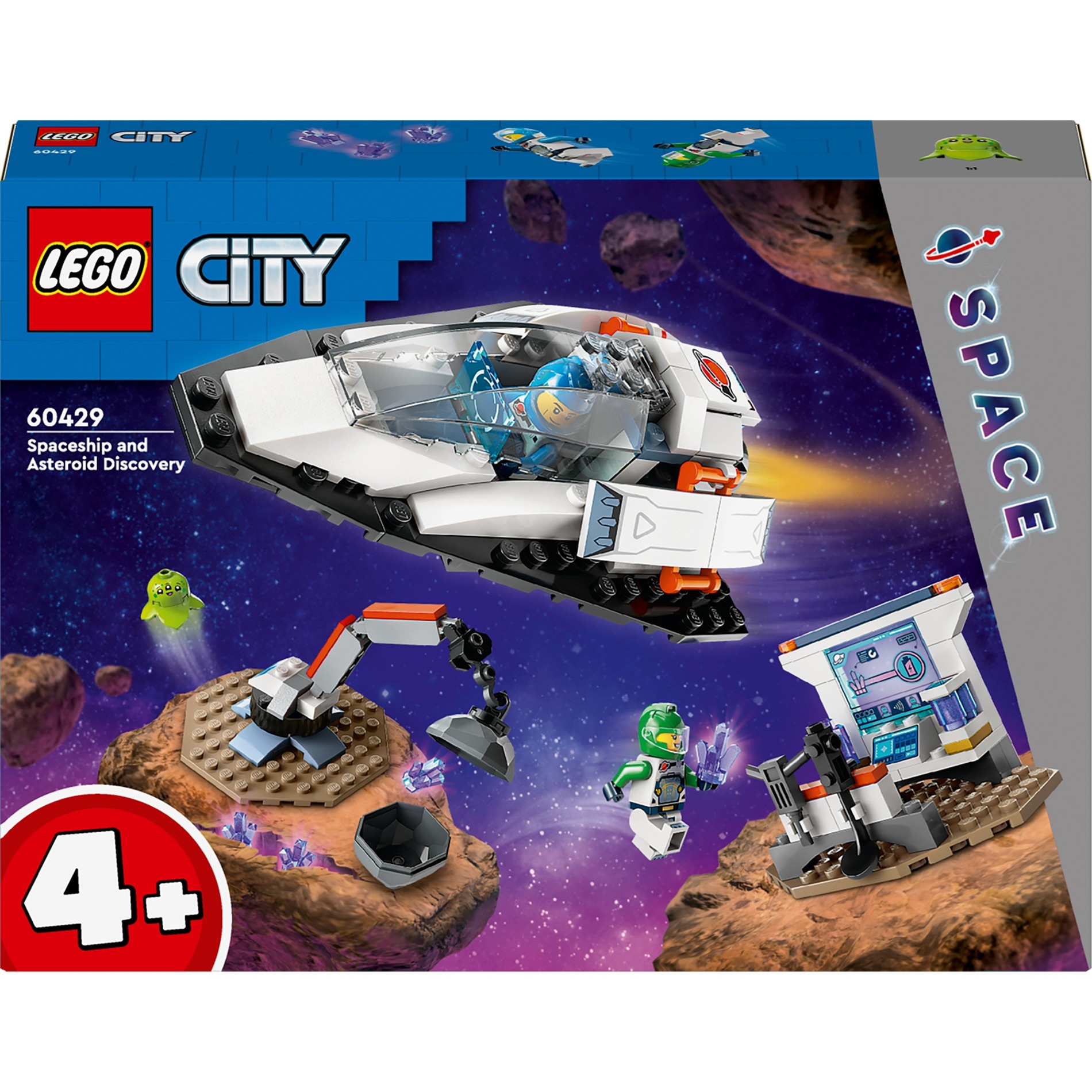 LEGO 60429 City Bergung eines Asteroiden im Weltall, Konstruktionsspielzeug