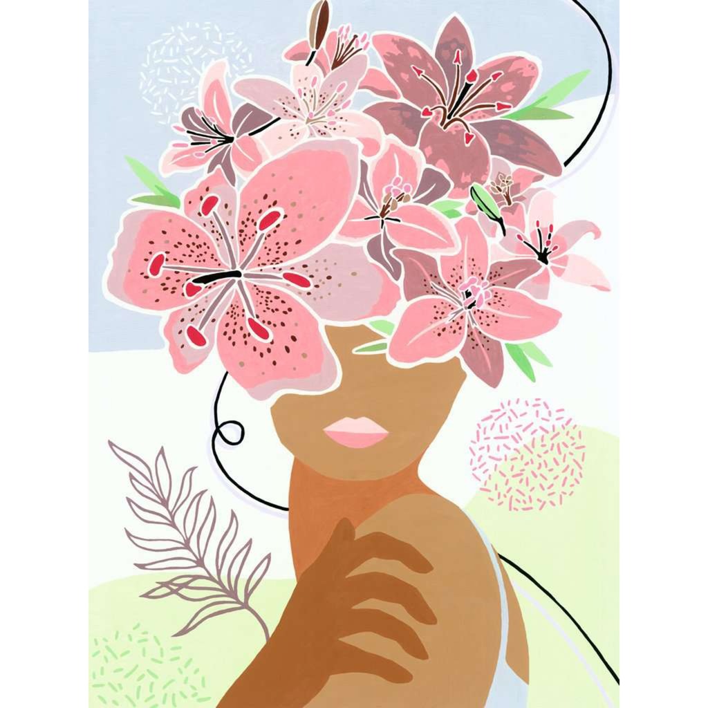 Ravensburger CreArt ART Collection Leinwand Edition - Flowers on my Mind, Malen