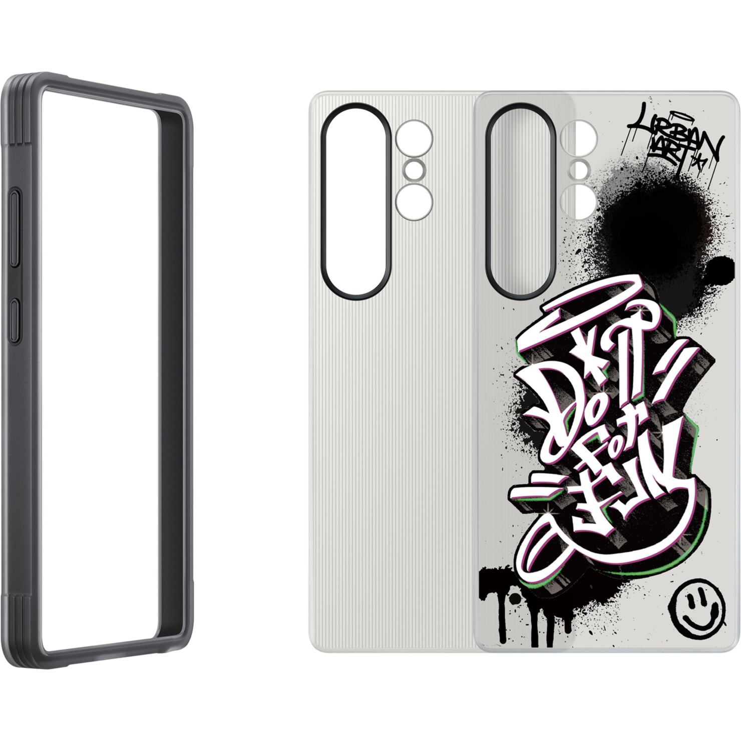 SAMSUNG Flipsuit Rugged Case, Handyhülle schwarz, Samsung Galaxy S25 Ultra