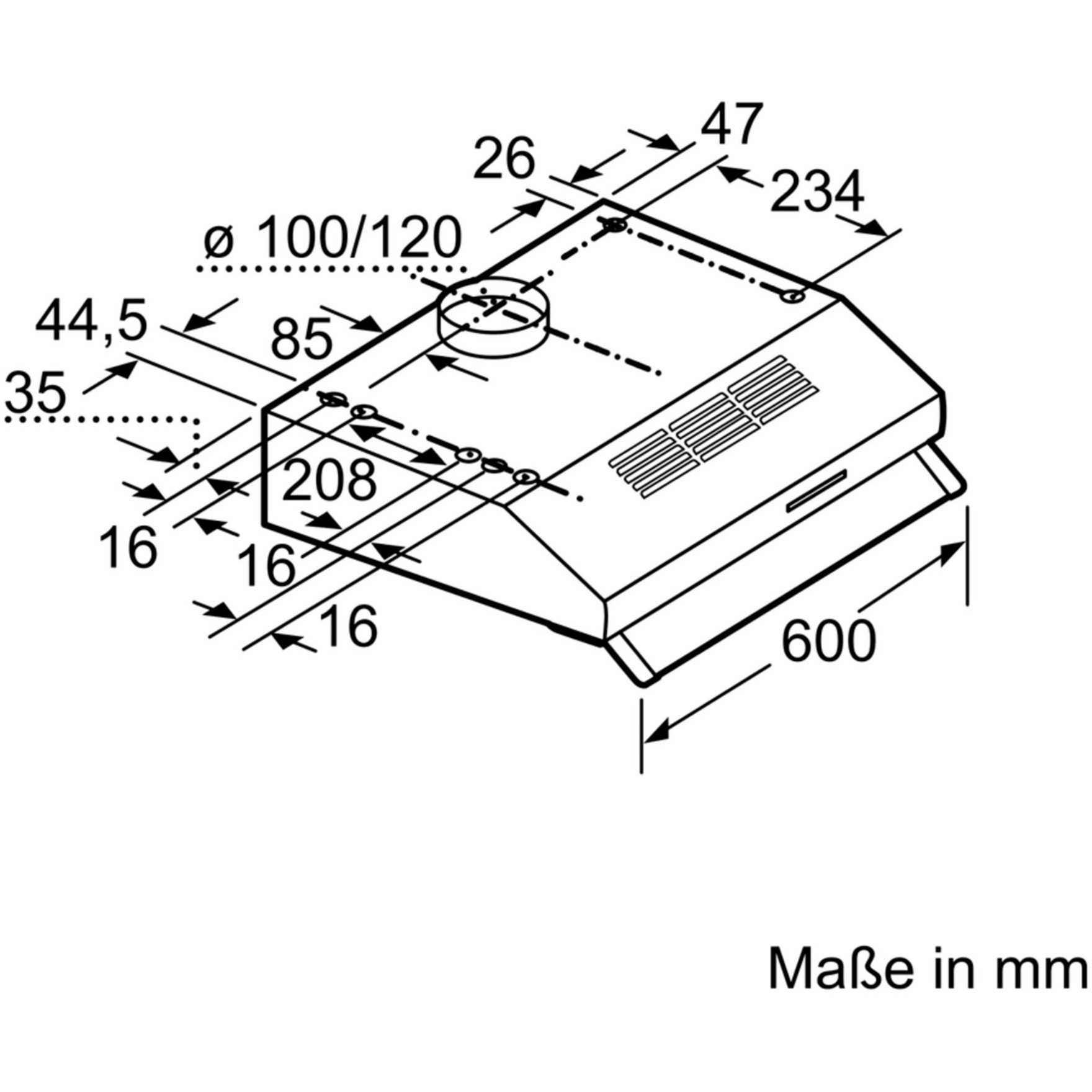 Bosch DUL63CC50 Serie 4, Dunstabzugshaube edelstahl