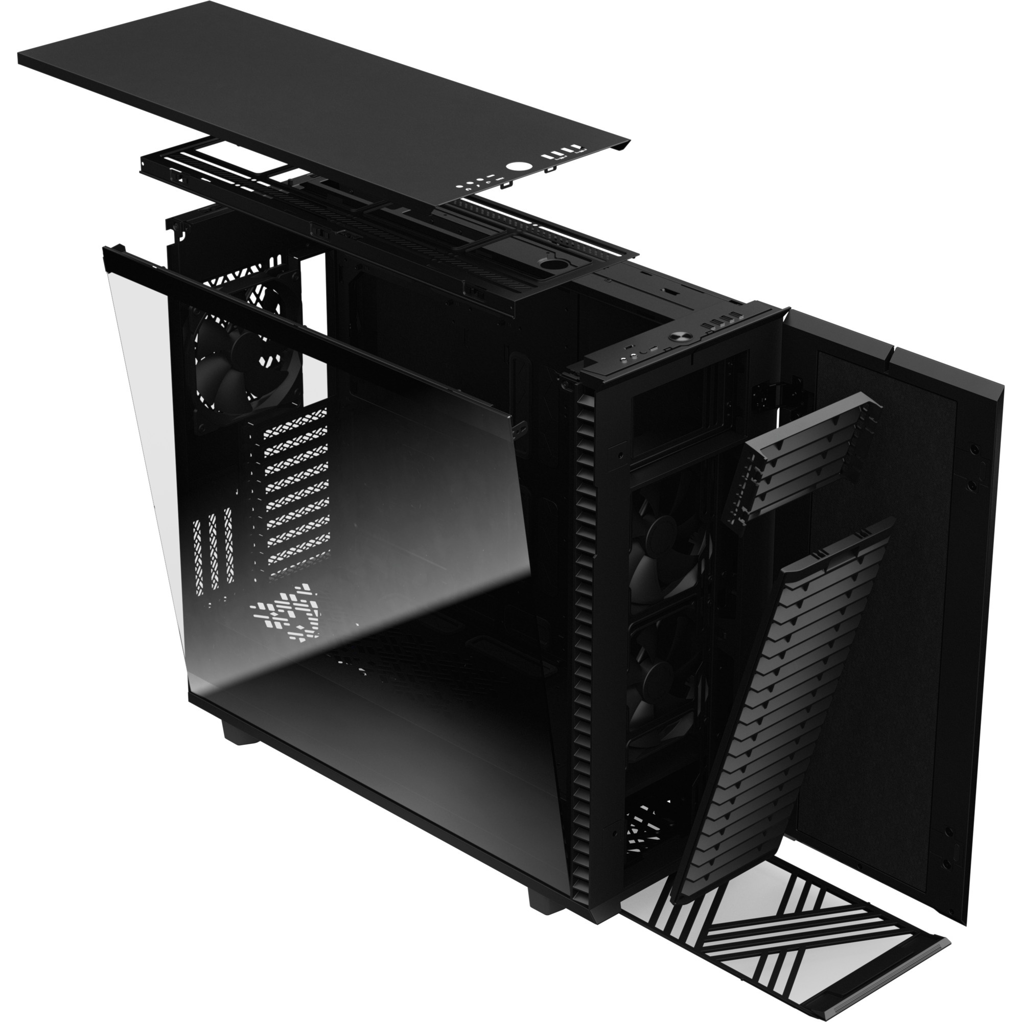 Fractal Design Define 7 XL Black TG Dark Tint , Big-Tower-Gehäuse schwarz, Tempered Glass